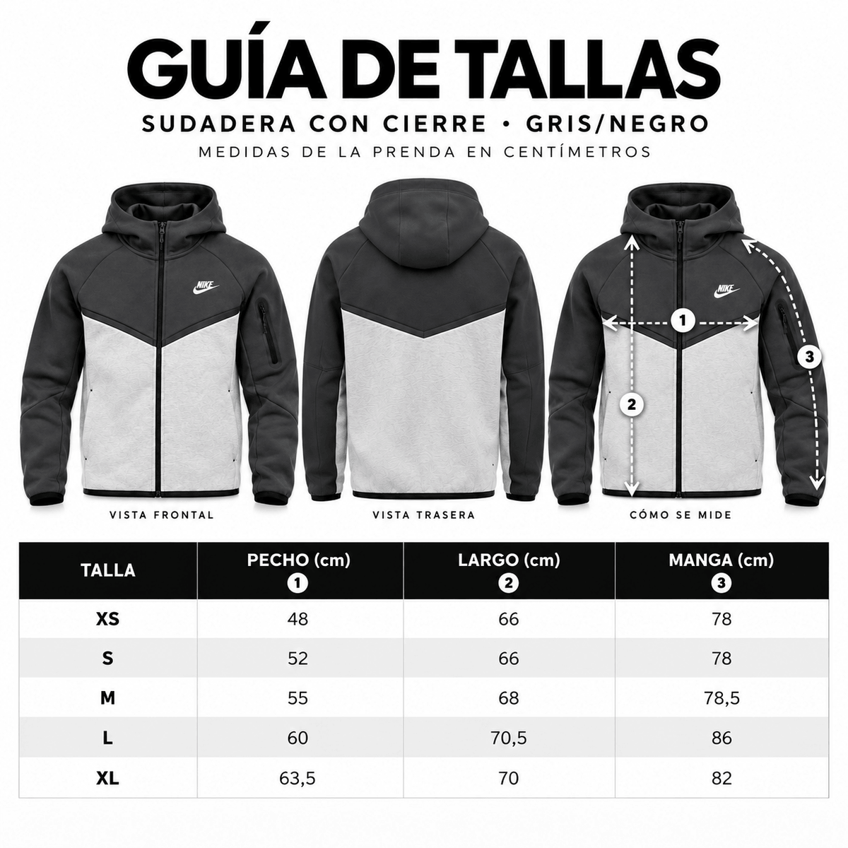 Nike Tech Fleece Gris Oscuro