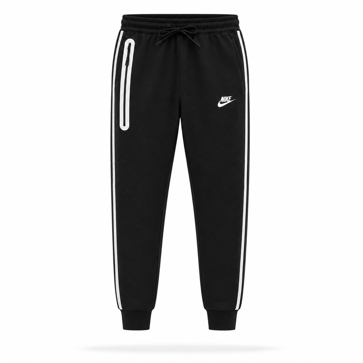 Nike Tech Fleece Blanco/Negro Jogger
