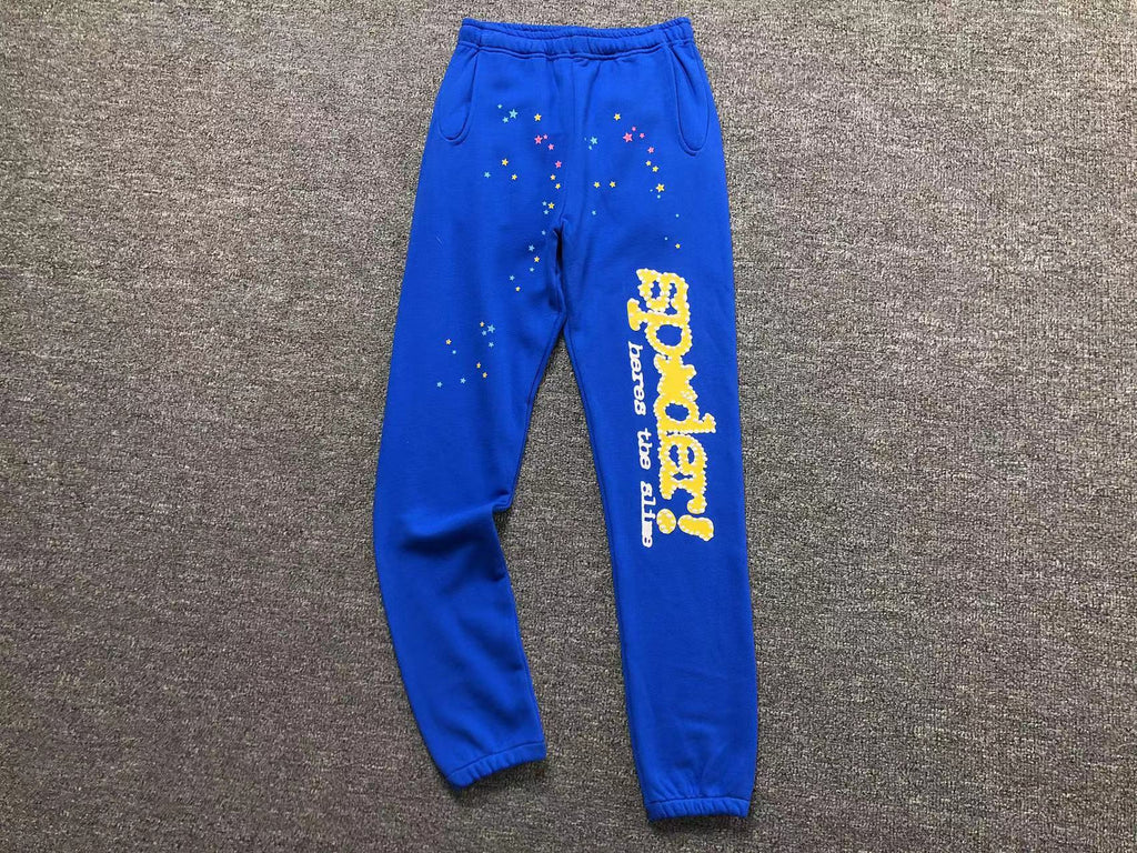 Sp5der Worldwide Web Jogger Blue