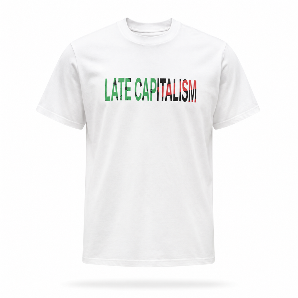 Camiseta Denim Tears “Late Capitalism” Blanca
