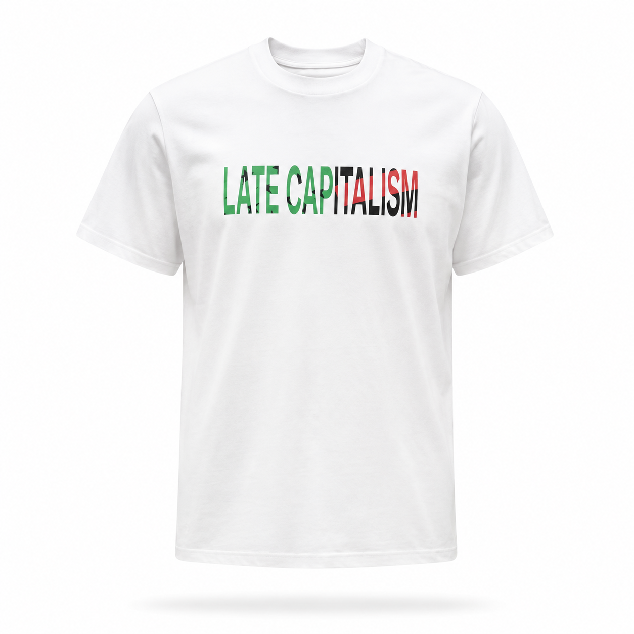 Camiseta Denim Tears “Late Capitalism” Blanca