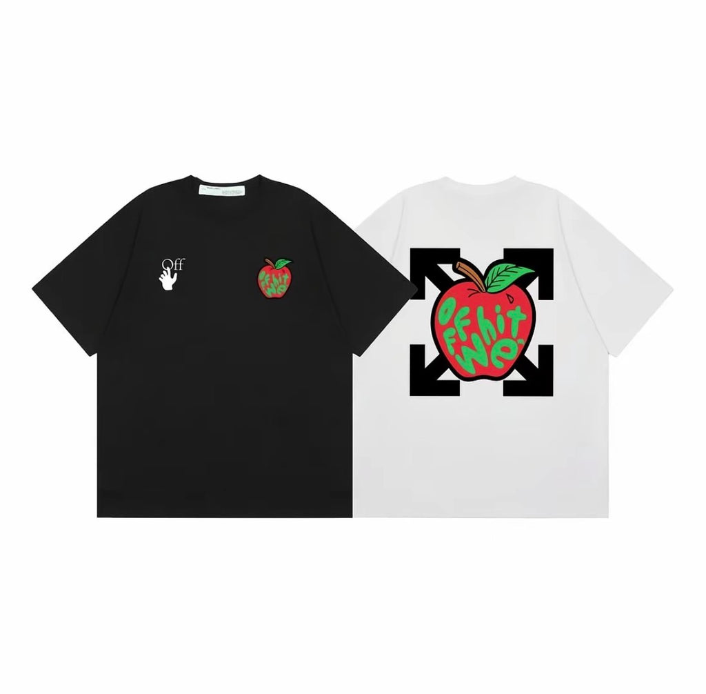 Off-White Apple Arrow Print Tee - Black