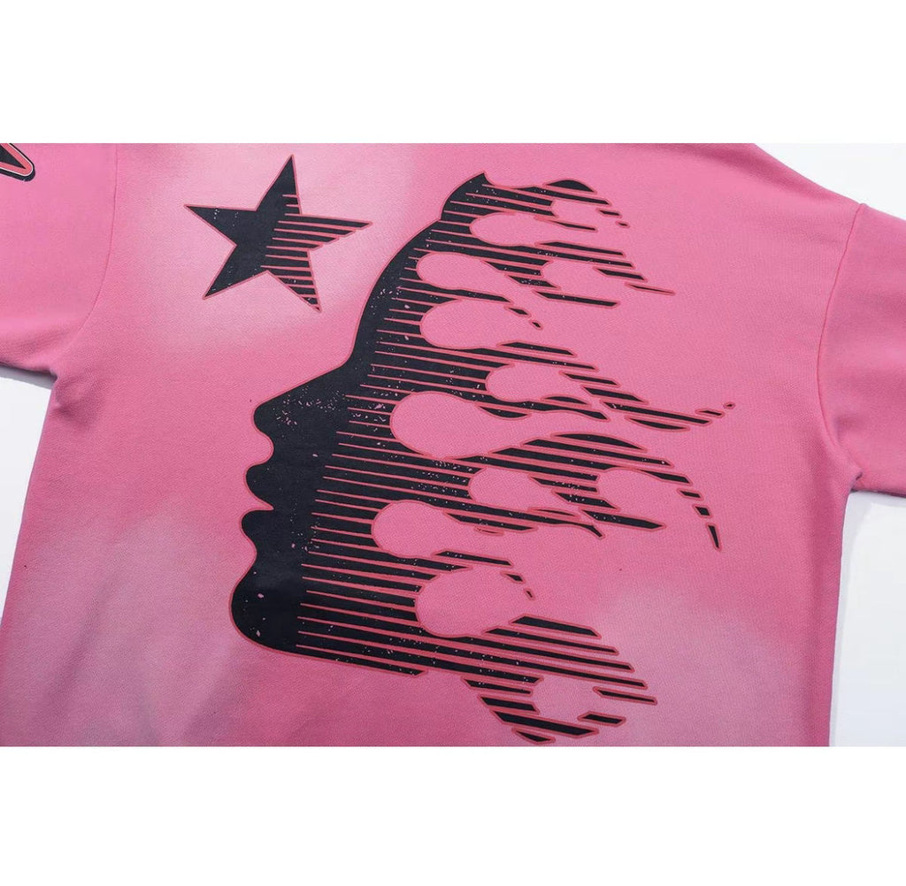 Hellstar Pink Graphic Hoodie