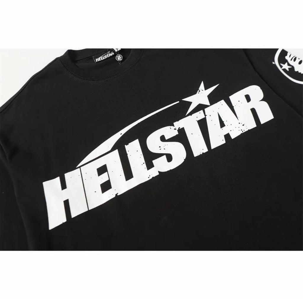 Hellstar Core Logo Hoodie – Black