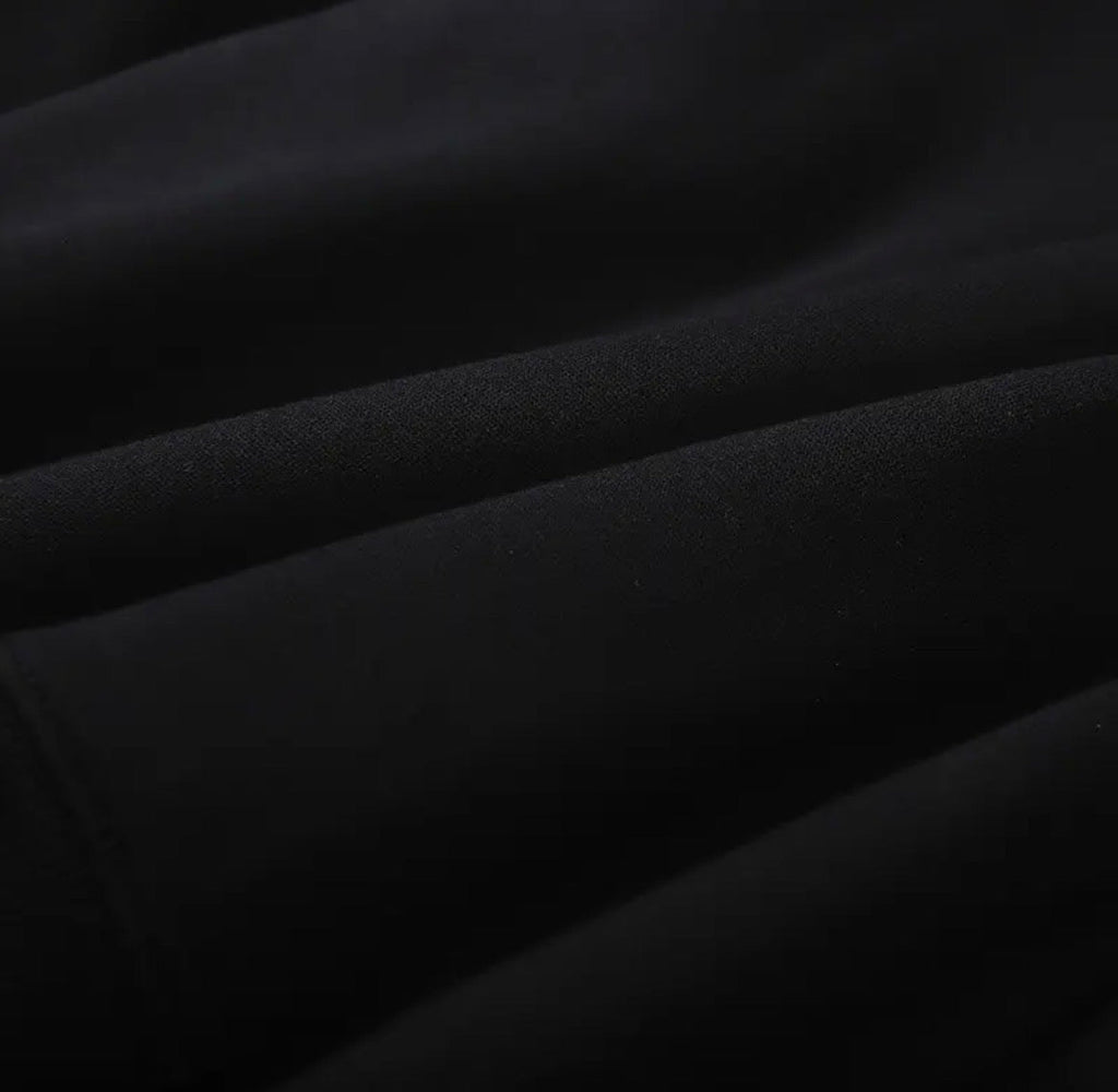 Essential Hoodie “Midnight Black” - Black