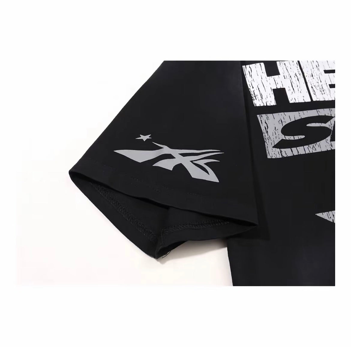 Hellstar Moto-Sports Heavyweight Boxy Tee — Black