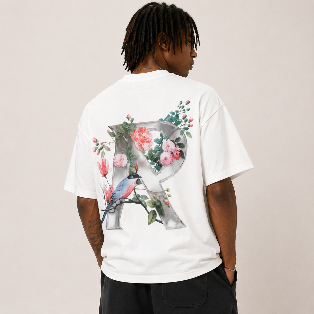 Camiseta Represent Floral Initial