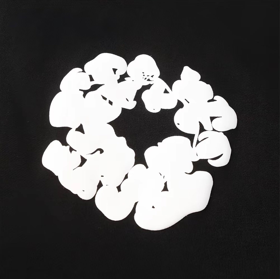 Denim Tears “The Cotton Wreath” Hoodie – Black