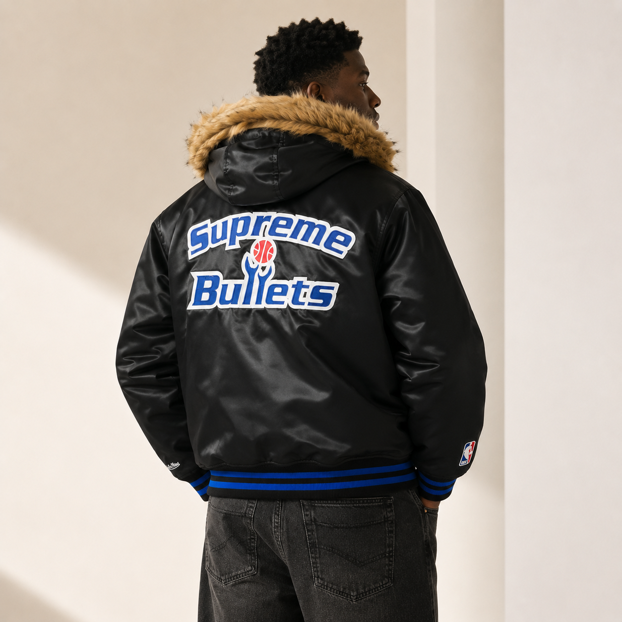 Chaqueta Supreme Mitchell & Ness Teams