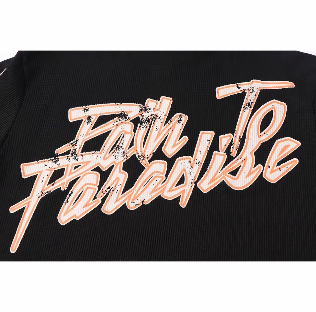 Hellstar Classic Logo Waffle Knit Tee — Black