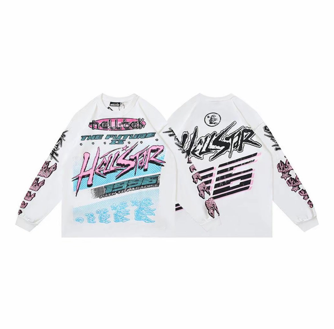 Hellstar HellTek Hoodie – White
