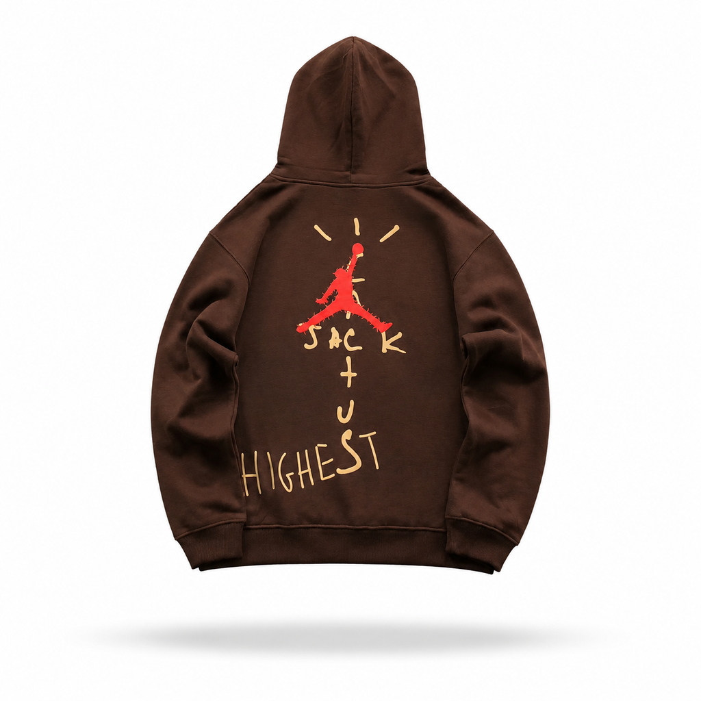 Travis Scott x Jordan Cactus Jack "Highest In the Room" Hoodie (Brown)