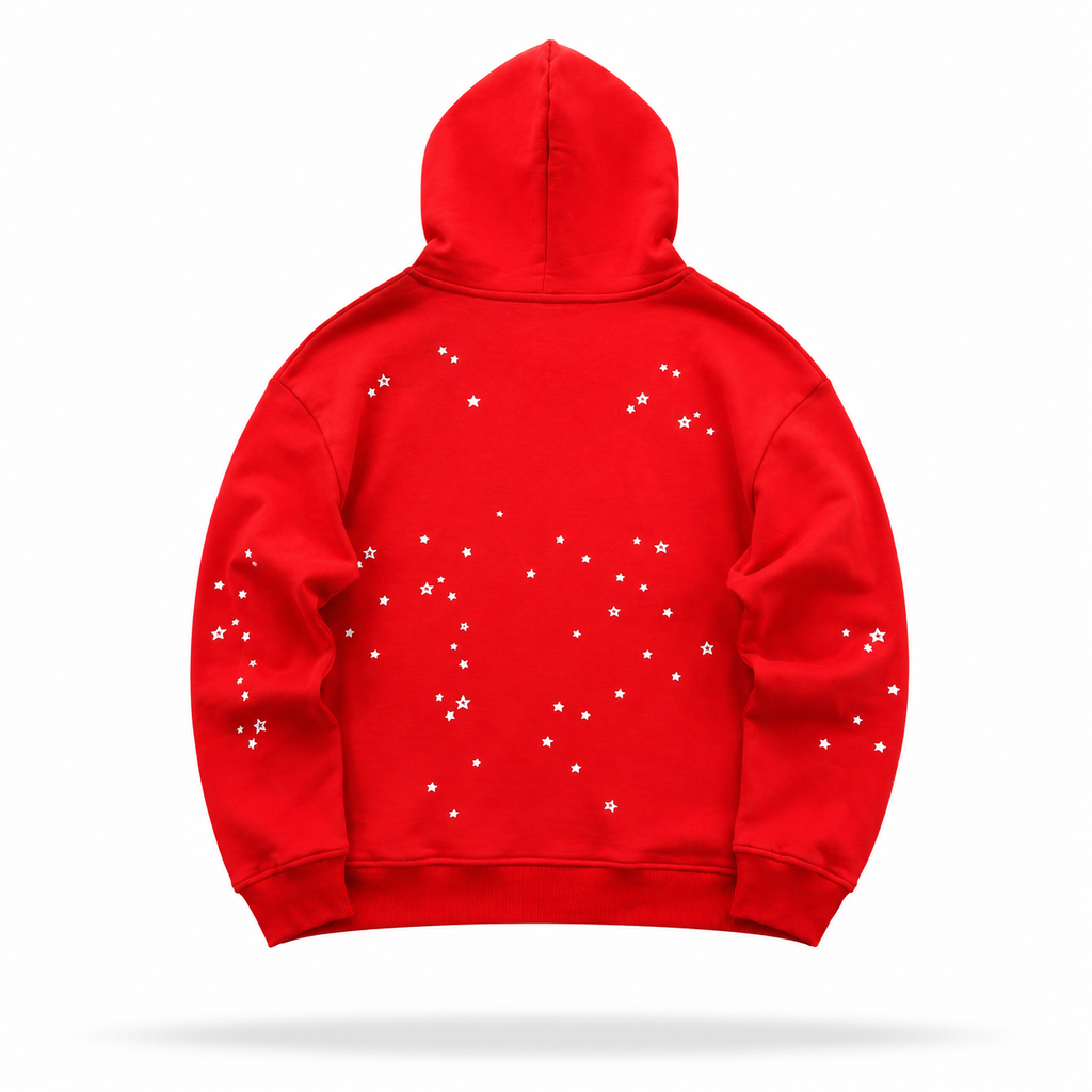 Sp5der Atlanta Hoodie Red