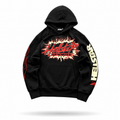 Hellstar Sports Flame Hoodie Black