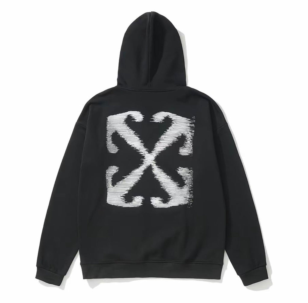 Off-White Minimal Street Hoodie – Luxury Vibes