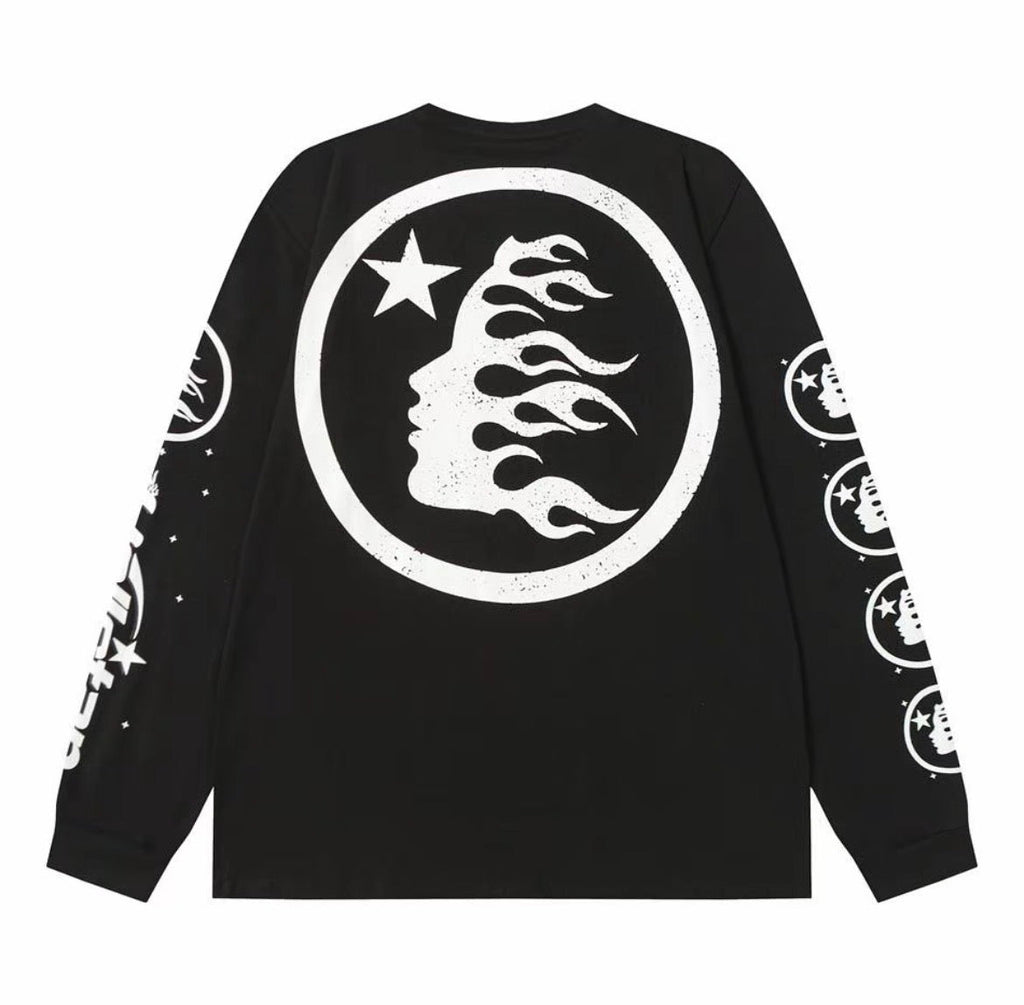 Hellstar Core Logo Hoodie – Black