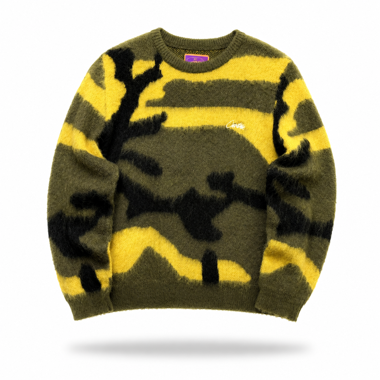 Corteiz Alcatraz Camo Knit Sweater