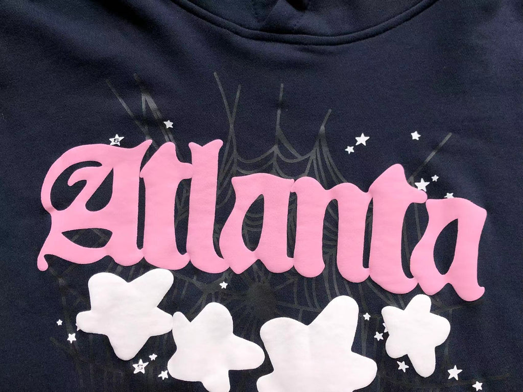 Sp5der Atlanta Web Black Hoodie