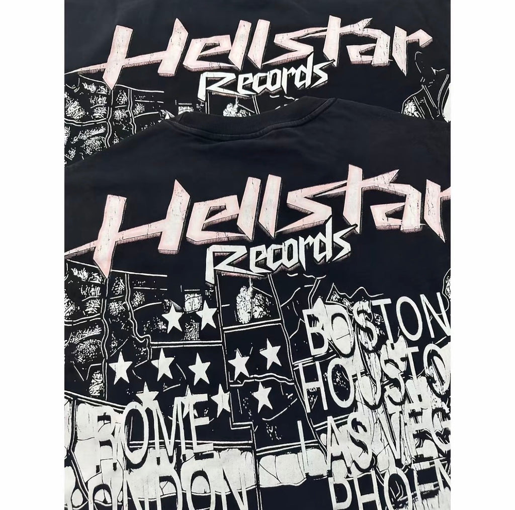 Hellstar Records "Electric Brain" Skull Graphic Tee