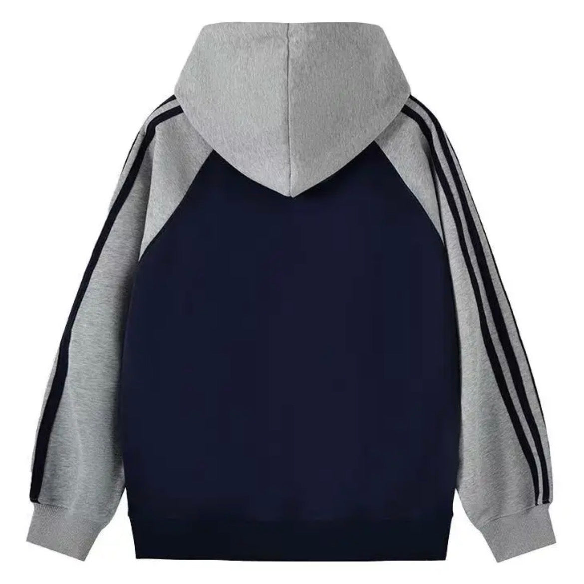 Fear of God Essentials Hoodie — Navy/Grey (Raglan) - Original