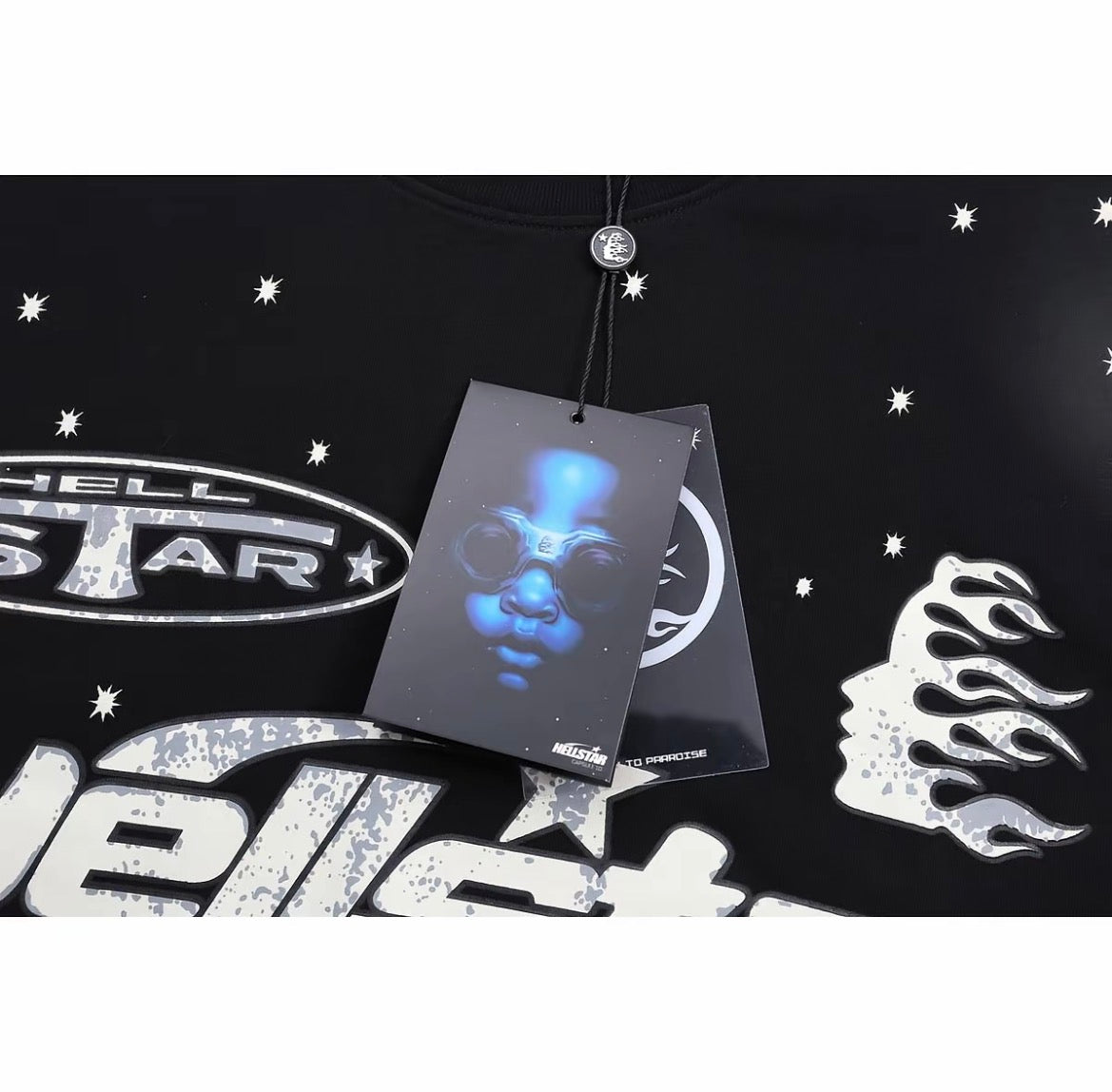 Hellstar "Path to Paradise" All-Over Star Print Tee