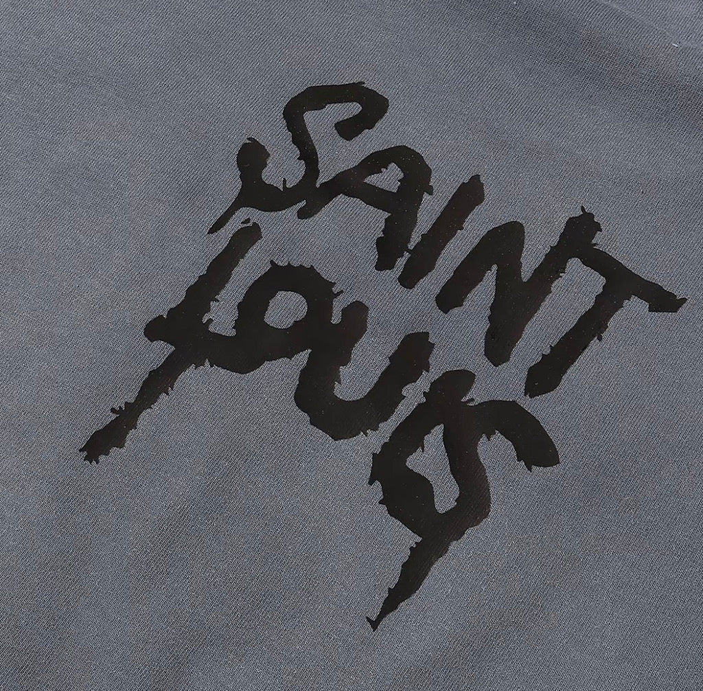 Saint Louis Monogram Graphic Tee – Grey
