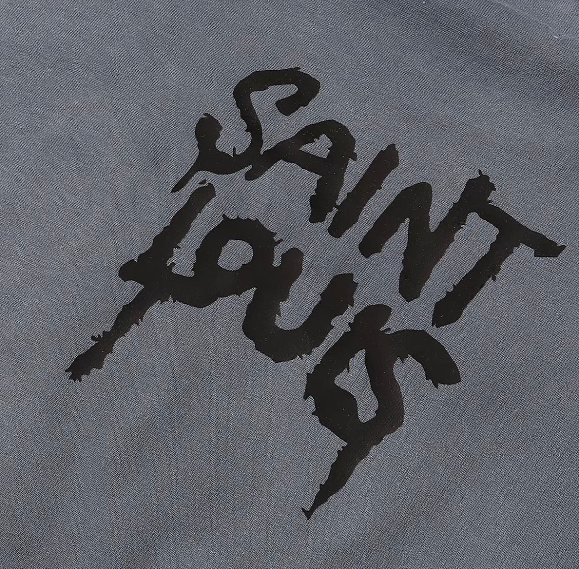Saint Louis Monogram Graphic Tee – Grey