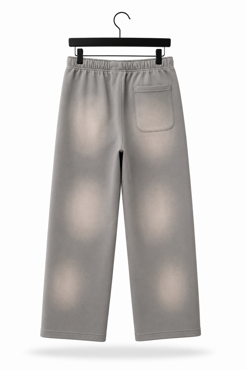 Hellstar Flame Badge Sweatpants / Washed Grey