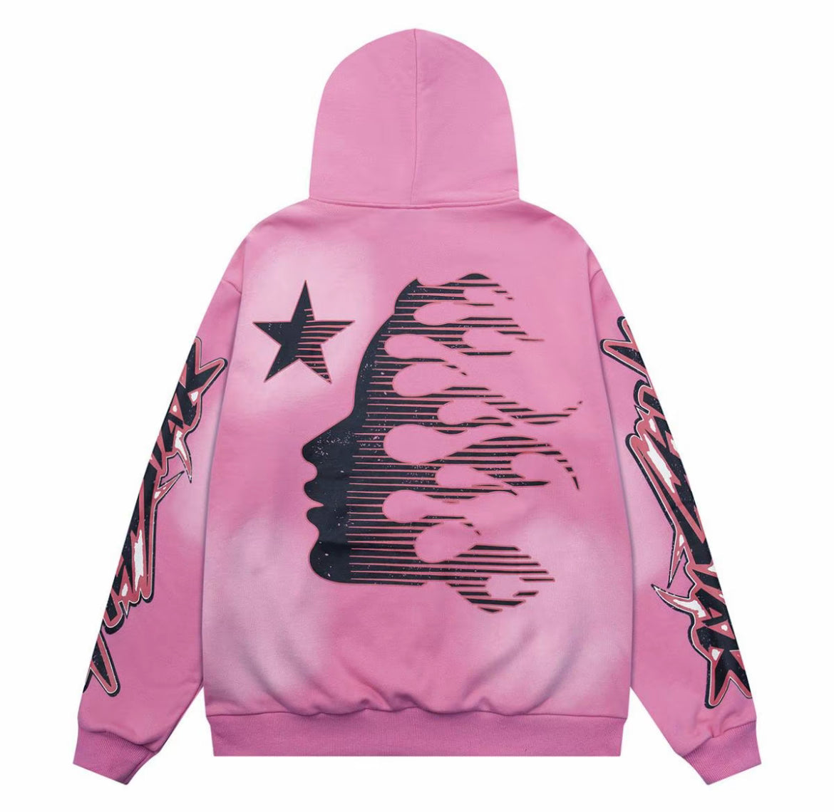 Hellstar Pink Graphic Hoodie