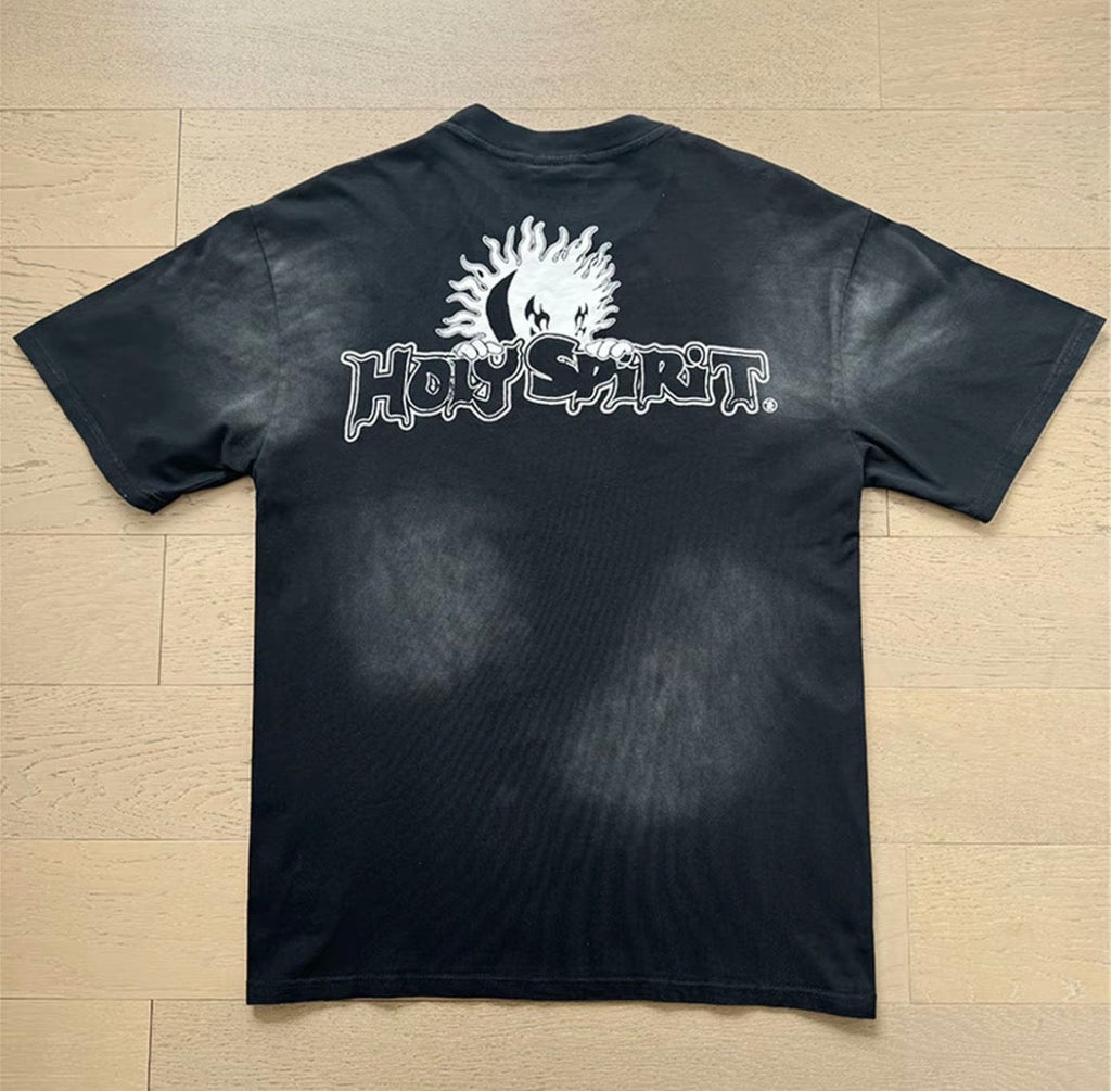 Hellstar Holy Spirit Graphic Tee – Black
