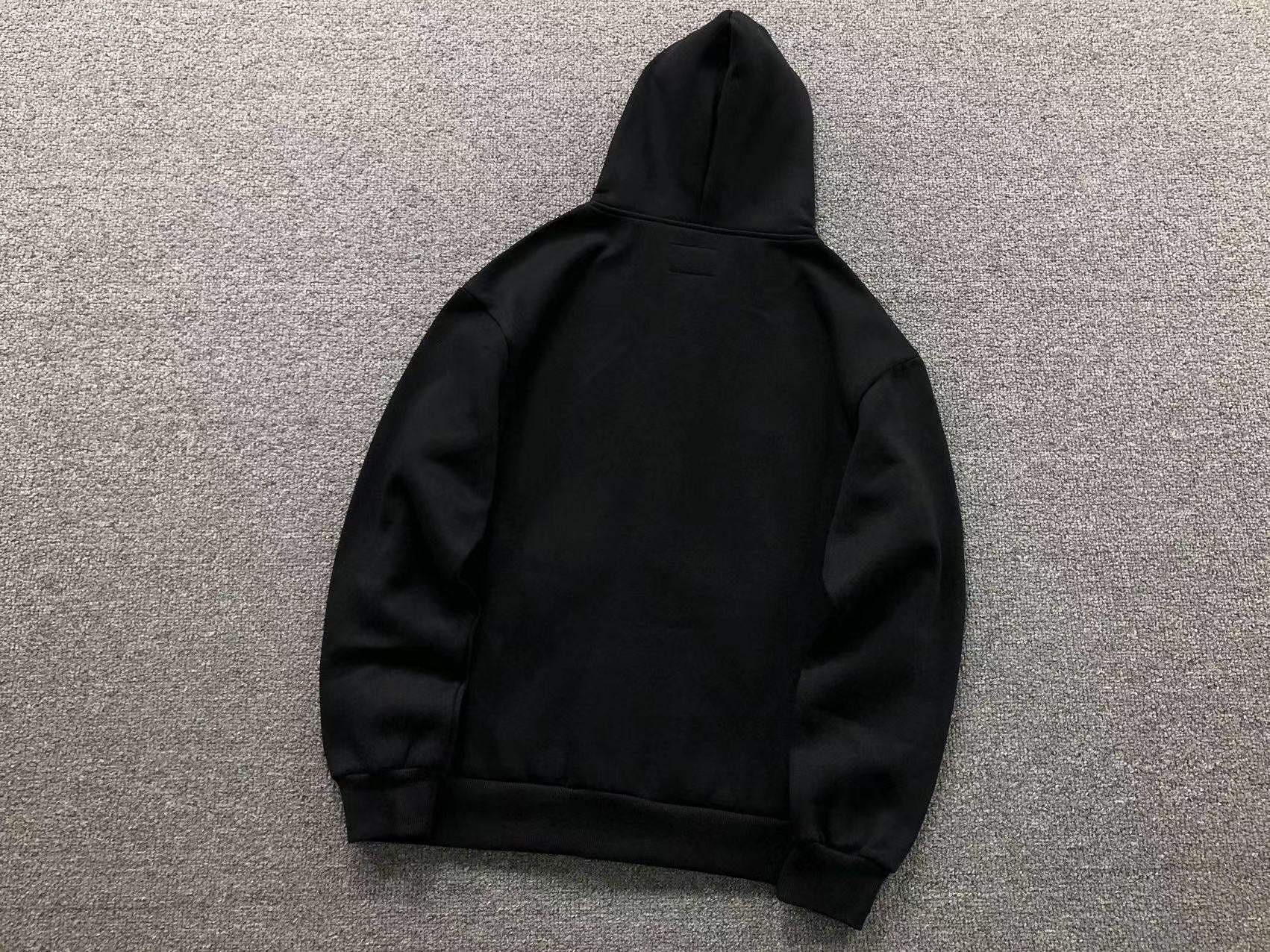 Sp5der OG Web Studded Hoodie 'Black' & Matching