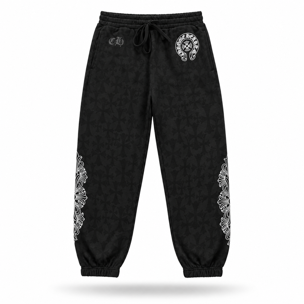Pantalón Chrome Hearts Cemetery Cross All Over Print