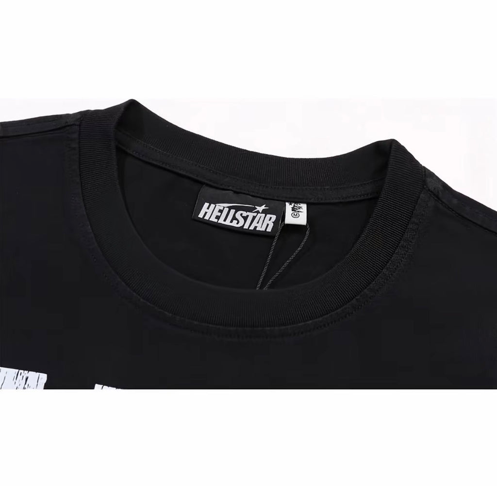 Hellstar Moto-Sports Heavyweight Boxy Tee — Black