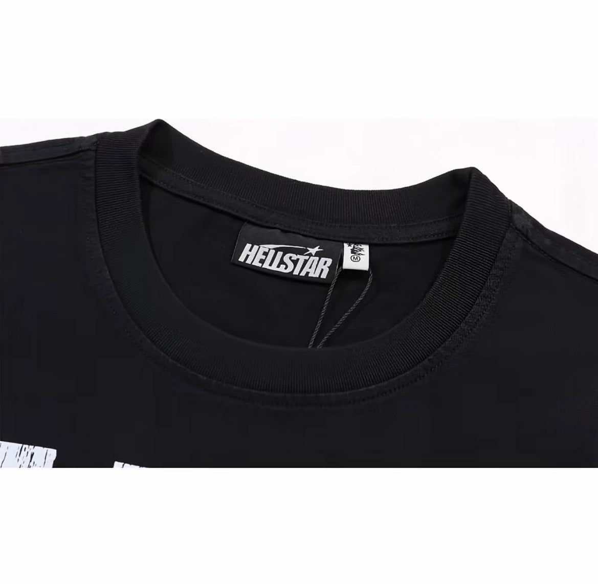 Hellstar Moto-Sports Heavyweight Boxy Tee — Black