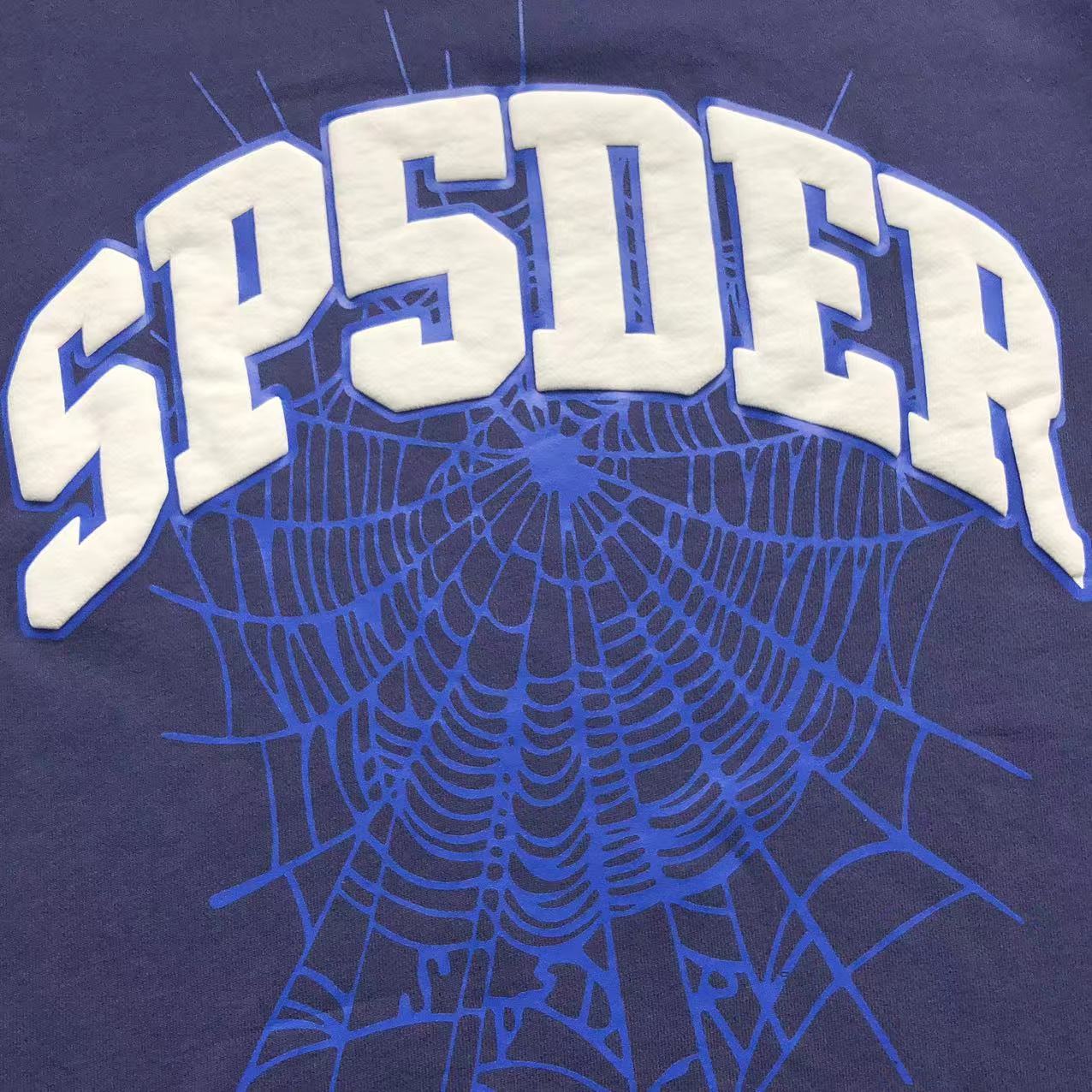 Sp5der Web Crewneck (Navy Blue/White)⁠