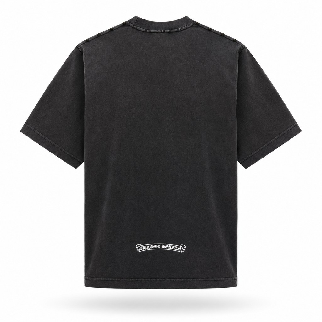 Camiseta Chrome Hearts Arc Banner Negra