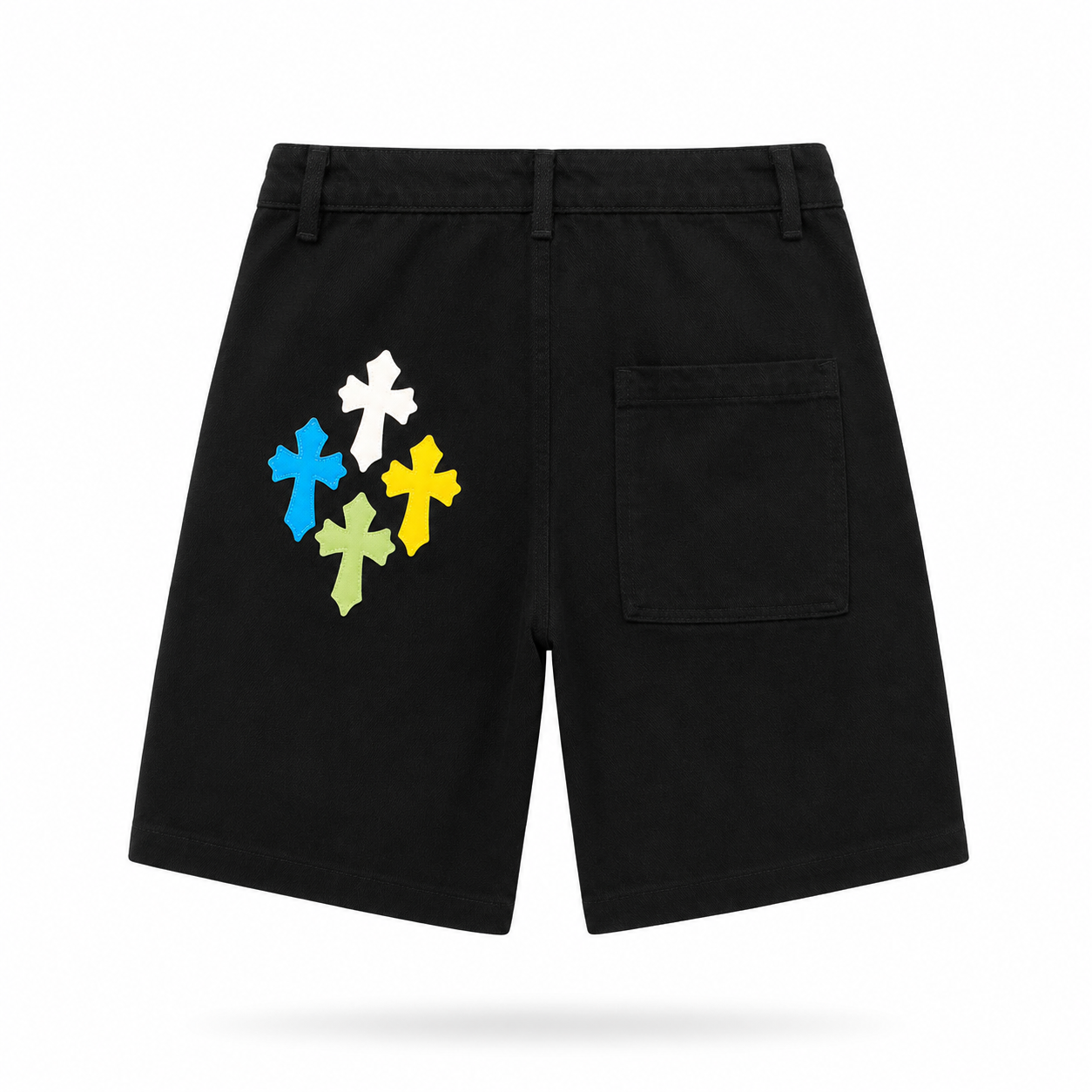 Short Chrome Hearts Cross Patch Carpenter