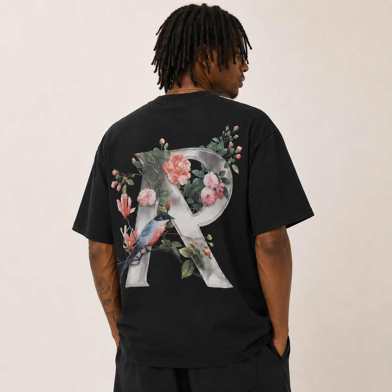Camiseta Represent Floral Initial