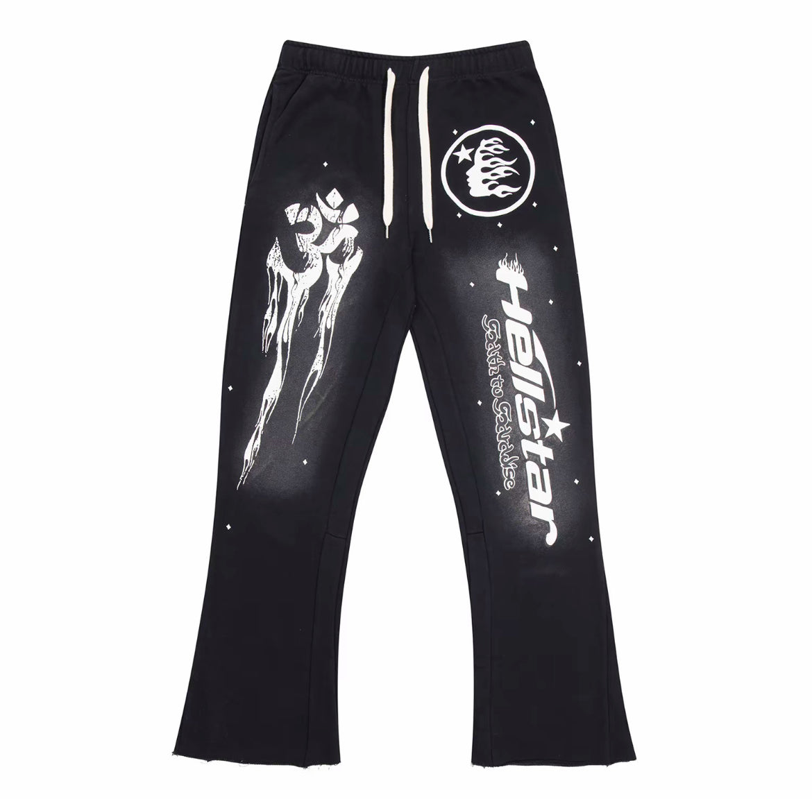 Hellstar Graphic Sweatpants – Black
