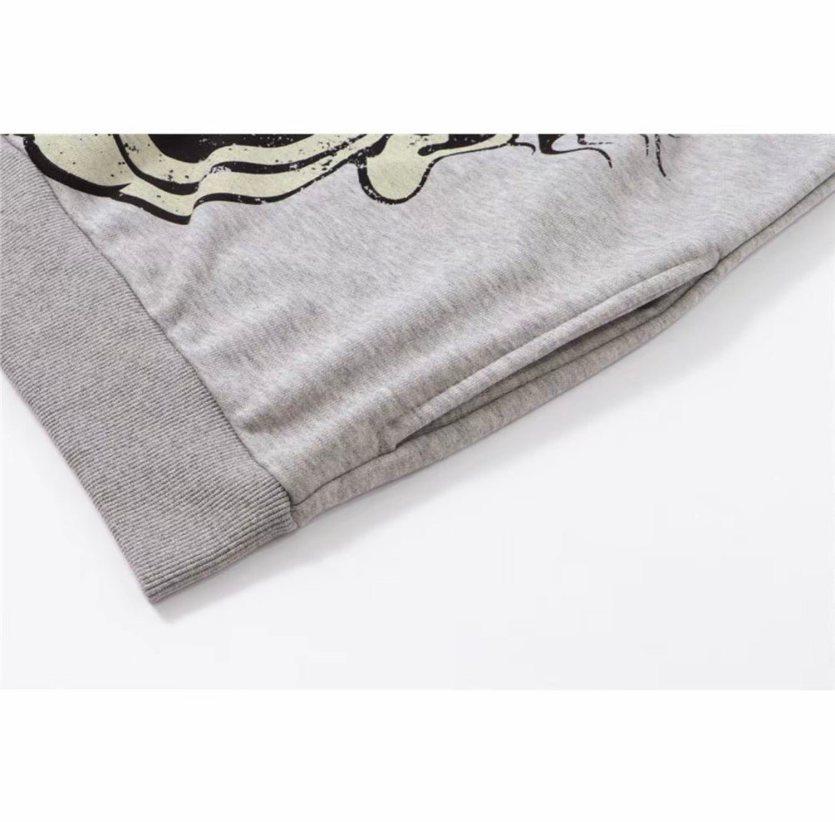 Hellstar 1996 Flame Hoodie – Grey