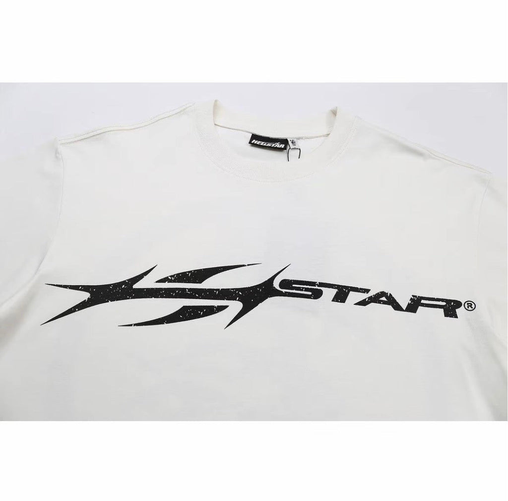 Hellstar Signature Graphic Tee – White