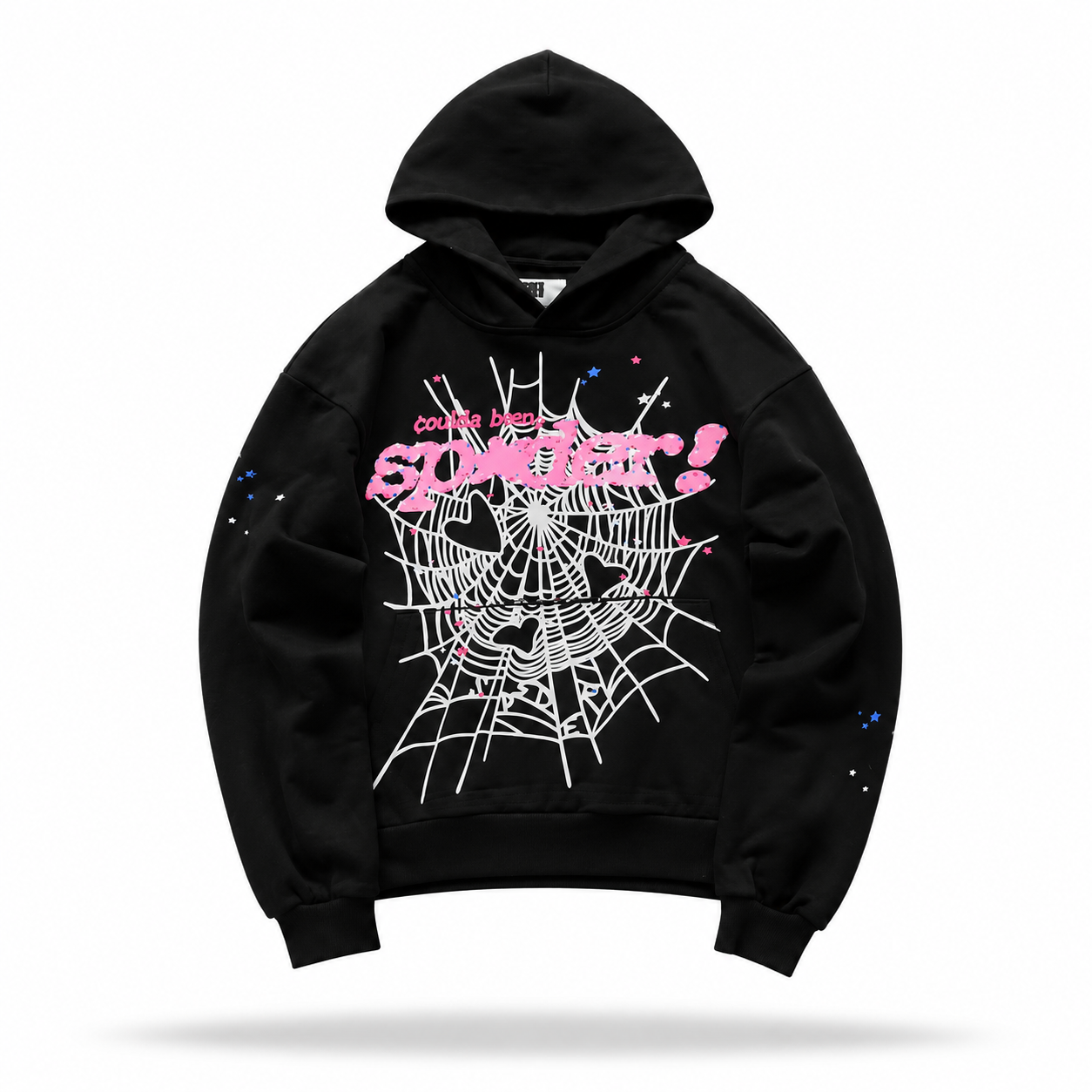 Sp5der “Coulda Been Spider!” Hoodie & Sweatpants Set Black/Pink