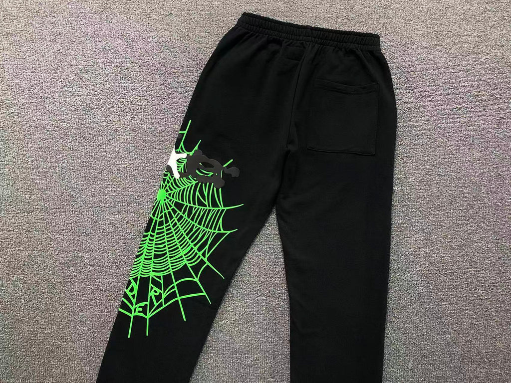 Sp5der Star OG Web V2 Sweatpants 'Slime Green'