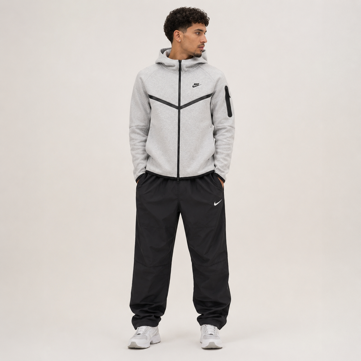 Nike Tech Fleece Full Zip - Grey