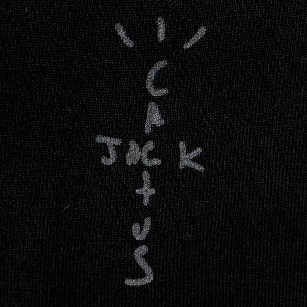 Travis Scott Cactus Jack x Sp5der "Utopia" Twin Towers Tee (Black)