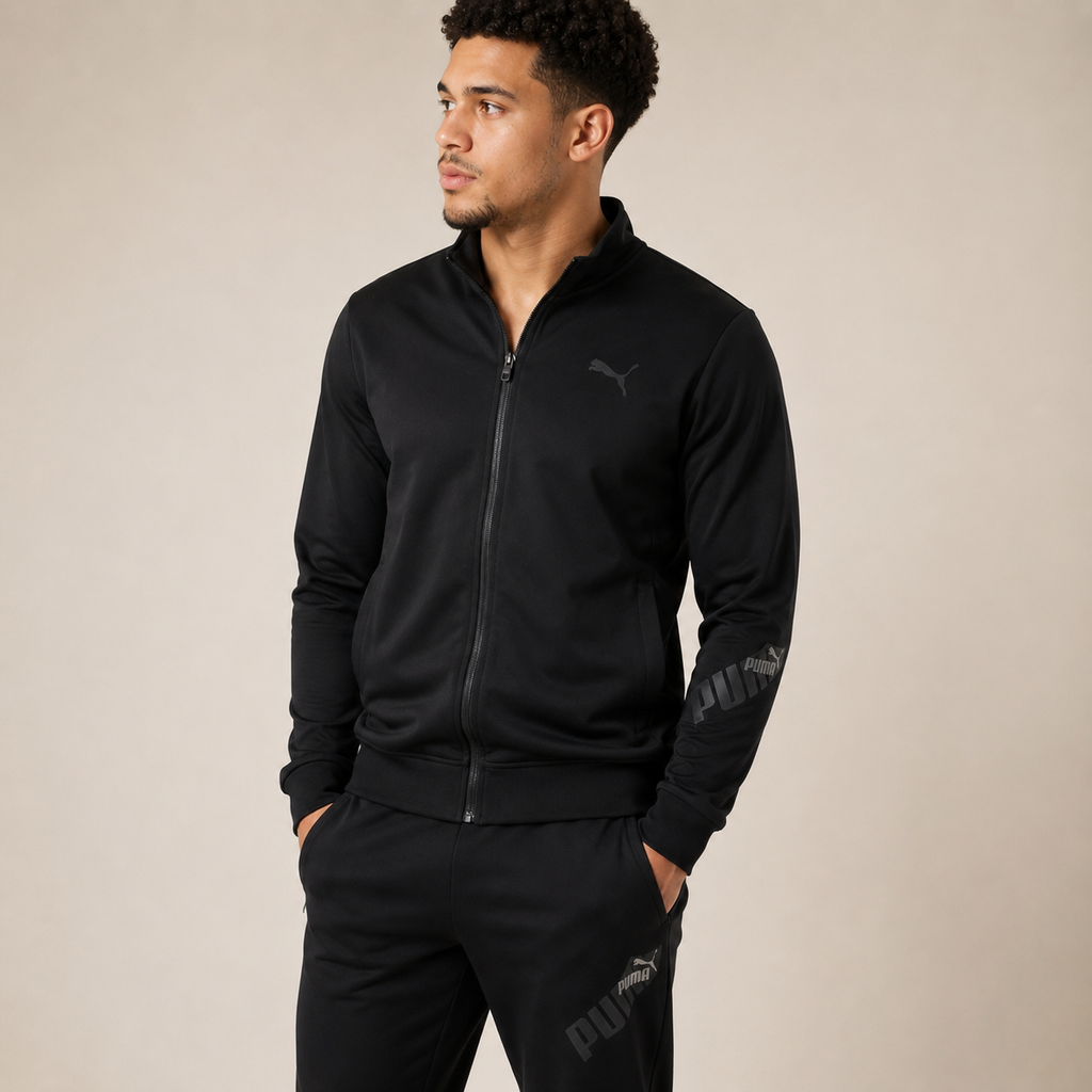 Puma Contrast Track Jacket Negro