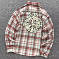 Denim Tears Cotton Wreath Pajama Shirt Red Plaid