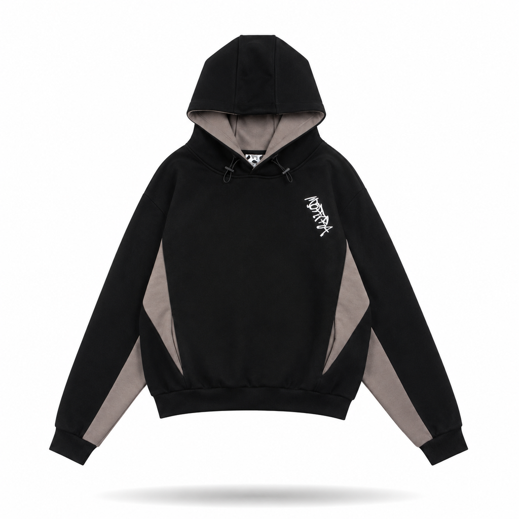 Velocity Contrast Panel Hoodie