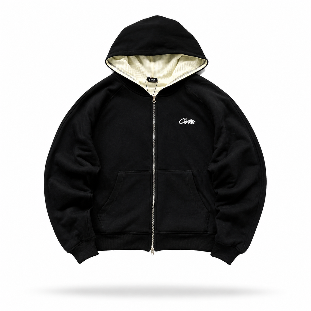 Corteiz Sherpa Zip Hoodie & Joggers Set