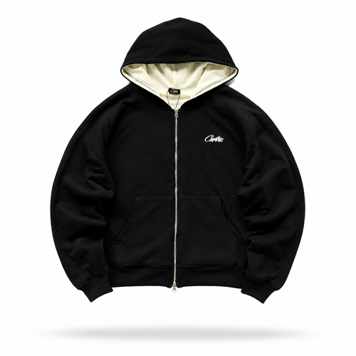 Corteiz Sherpa Zip Hoodie & Joggers Set